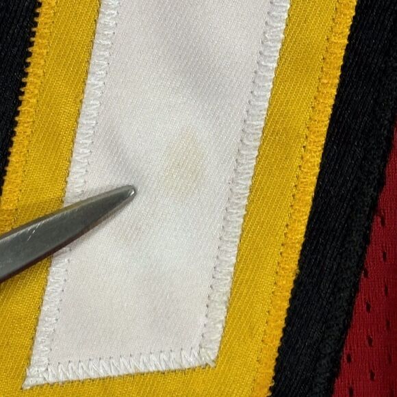 Disney World Jersey Mens Large Red Grumpy #7 In The Game Embroidered Football - Picture 2 of 15